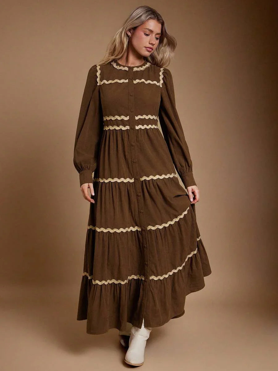 Elara | Heritage Western Midi Dress