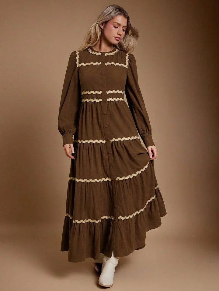 Elara | Heritage Western Midi Dress