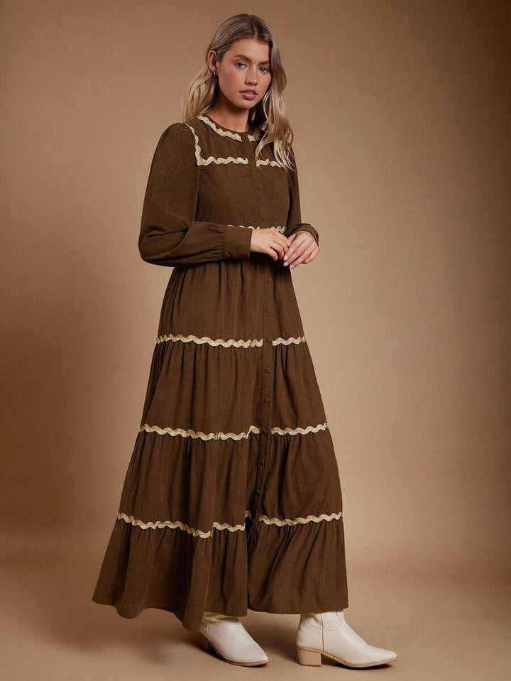 Elara | Heritage Western Midi Dress