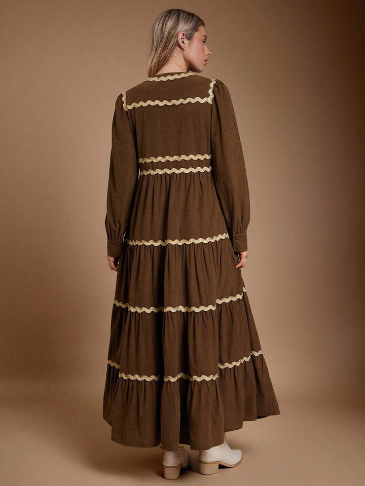 Elara | Heritage Western Midi Dress